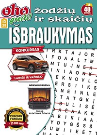 ID28 oho greiti! Žodžių ir skaičių išbraukymas 2025 Sausis Nr. 1 virselis